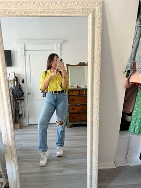 Madewell Light Blue Distressed Jeans